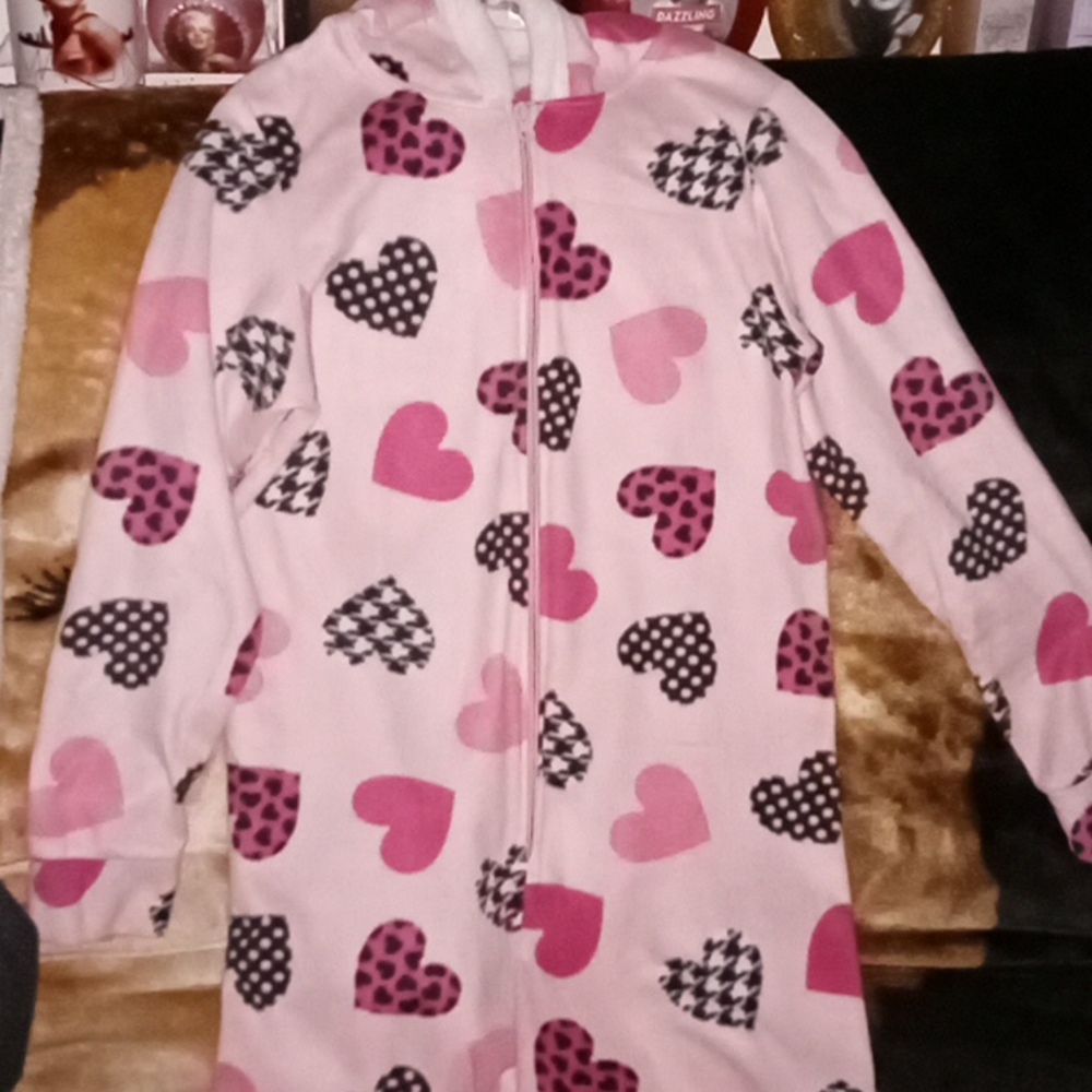 Pink Women's/ Junior's Size M Adult onesie